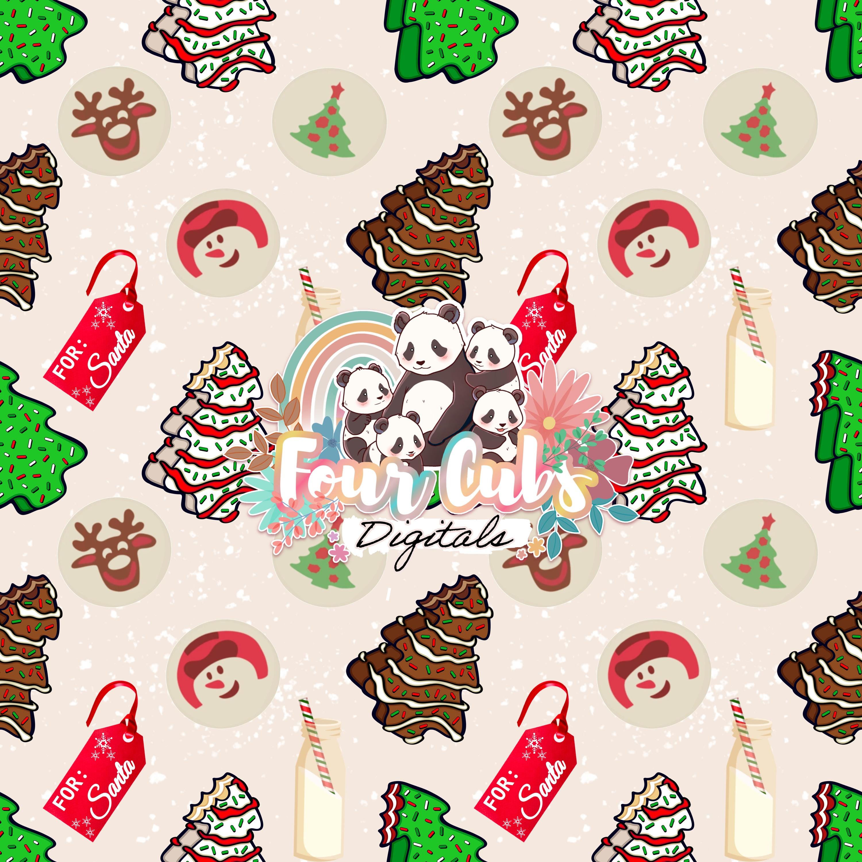 Christmas Cookie Mashup seamless