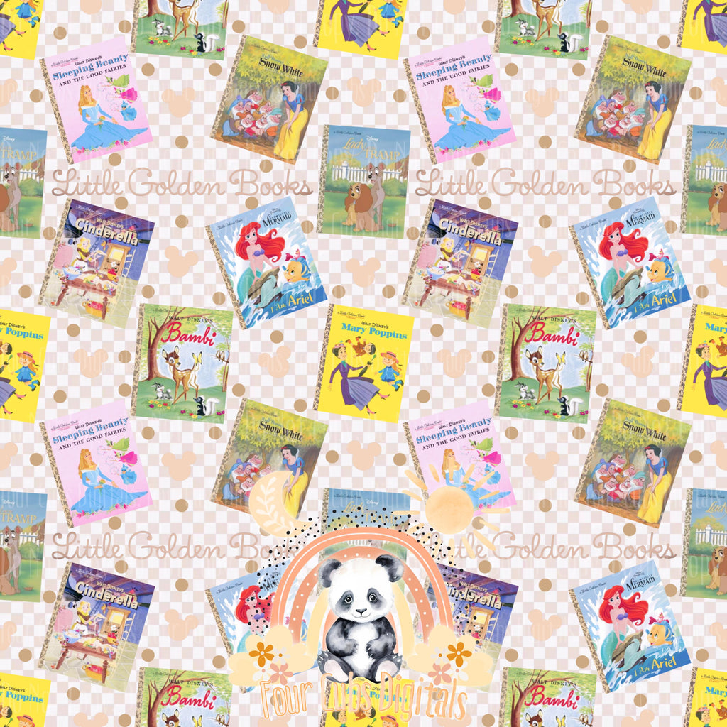 Girl Books seamless